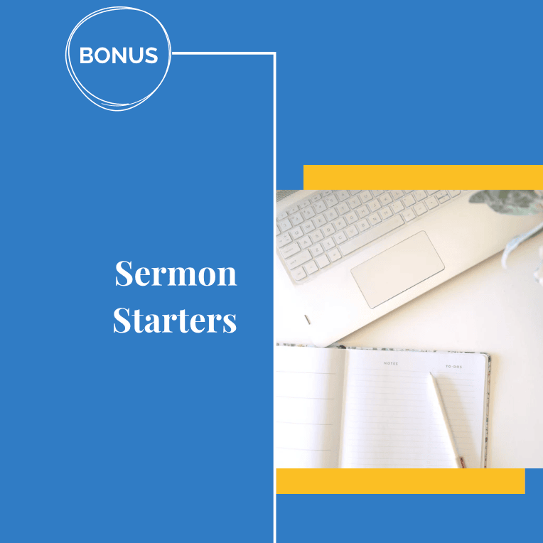 picture of course bonus cover for sermon vault checklist